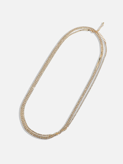 Gold-Plated Layered Necklace