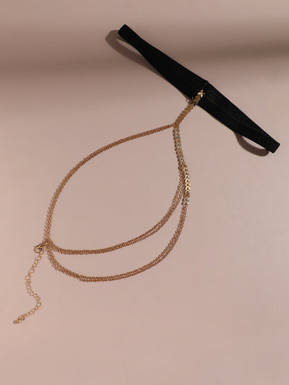 Gold-Plated Statement Necklace