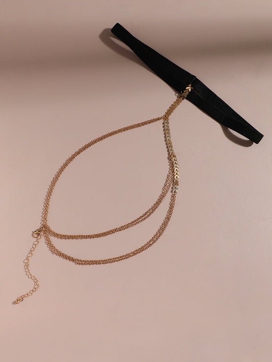 Gold-Plated Statement Necklace