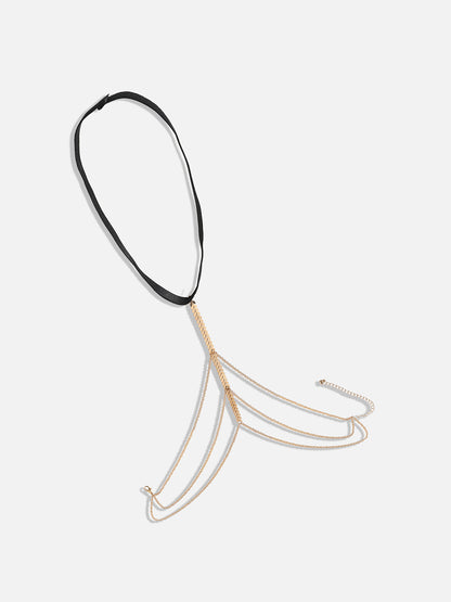 Gold-Plated Statement Necklace