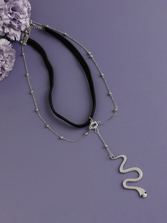 Silver-Plated Minimal Body Chain