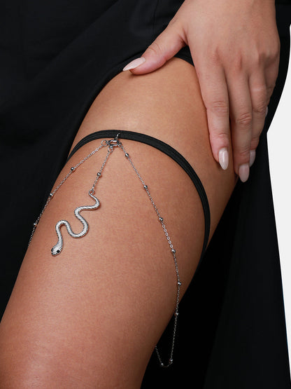 Silver-Plated Minimal Body Chain