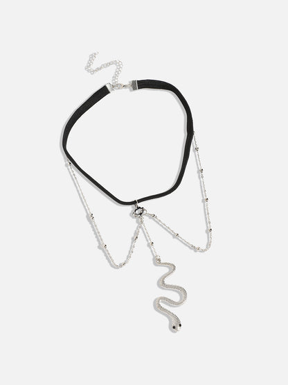 Silver-Plated Minimal Body Chain