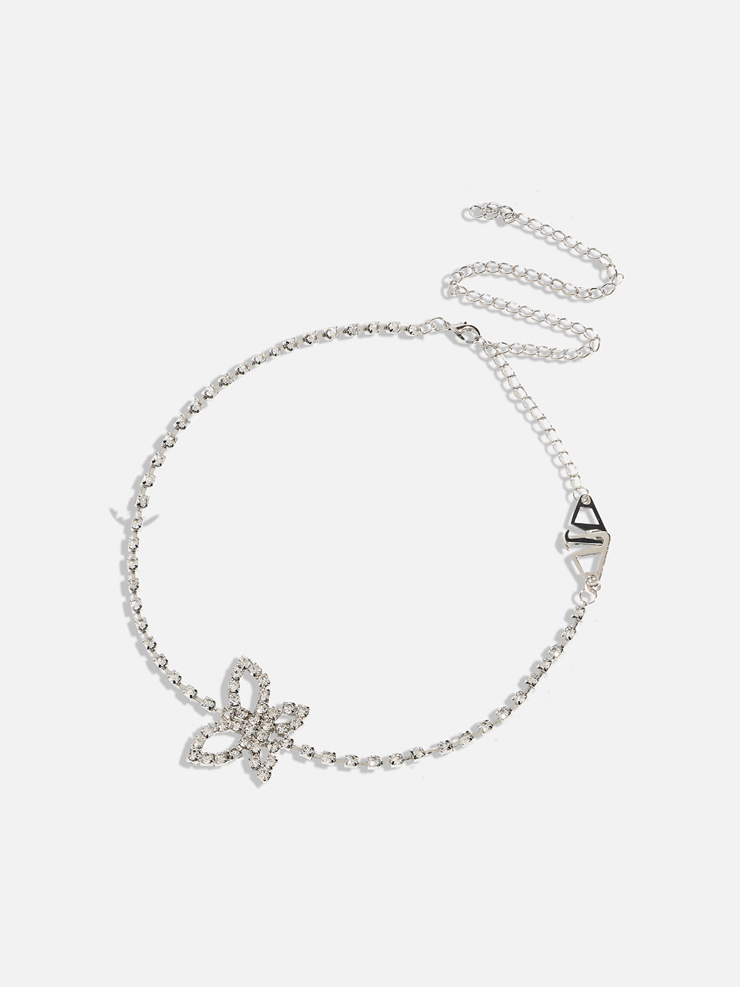 Butterfly Silver-Plated Necklace