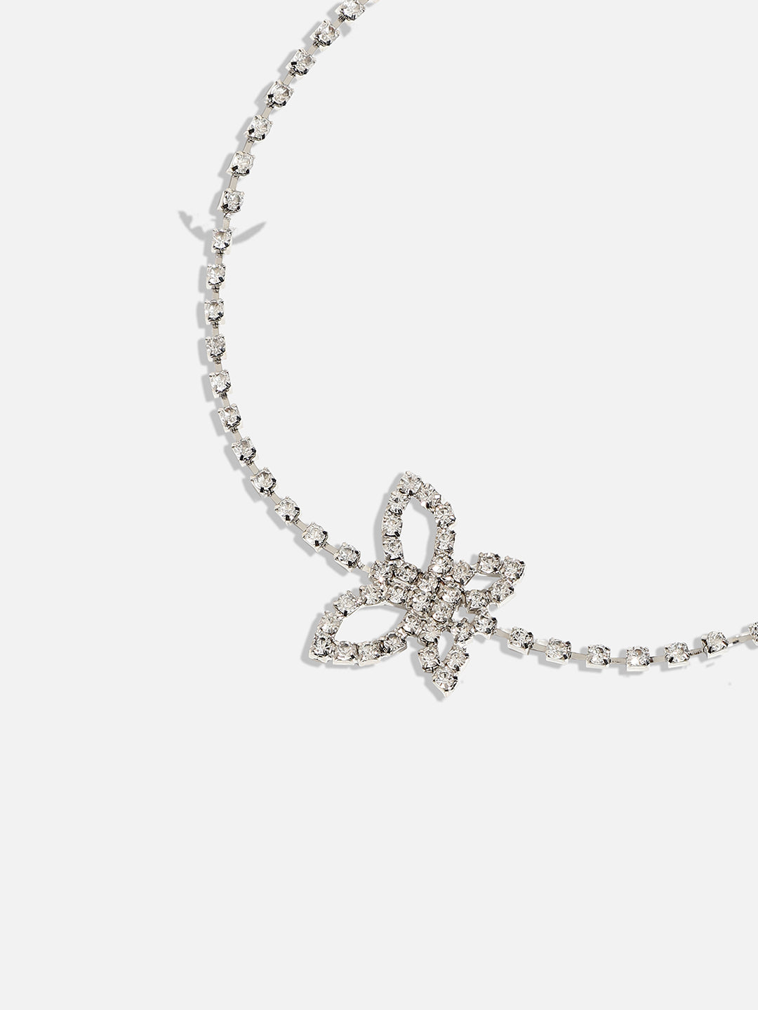 Butterfly Silver-Plated Necklace
