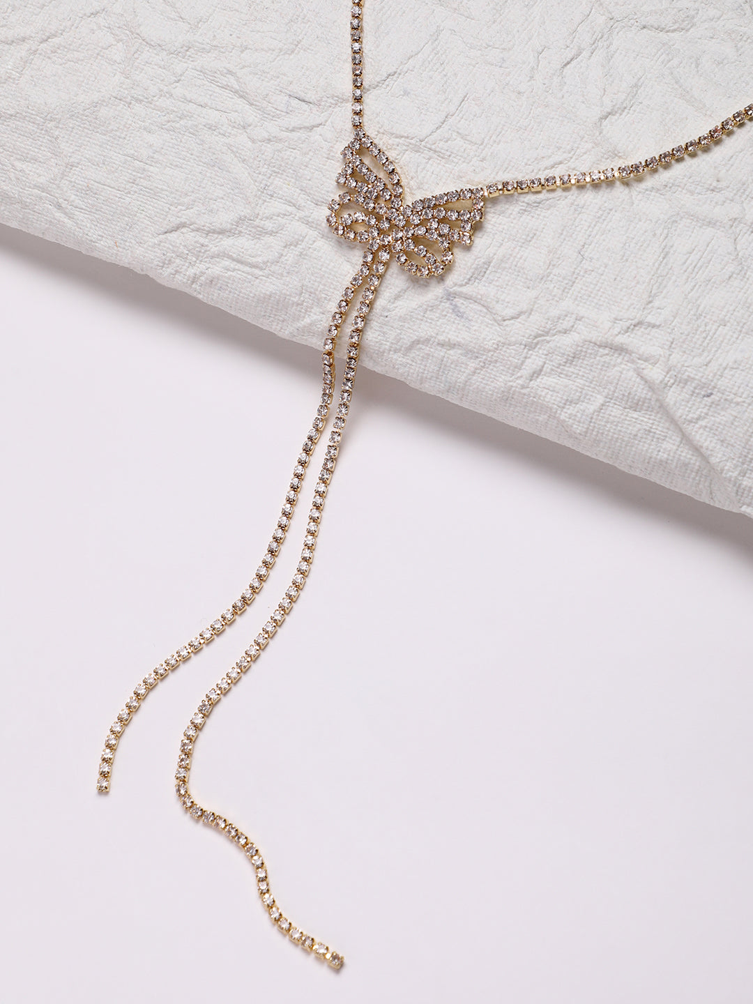 Artificial Stones Silver Plated Necklace