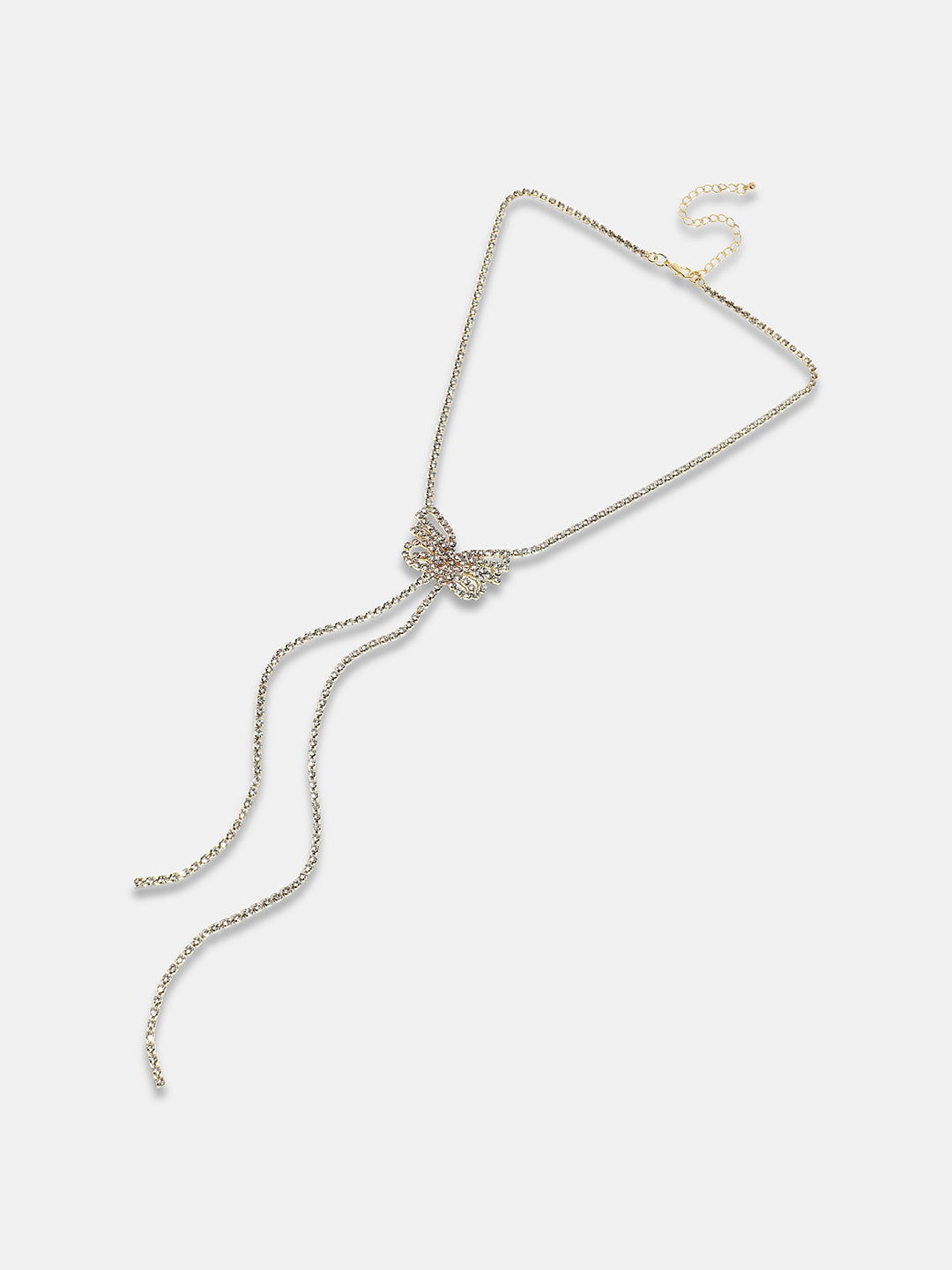 Artificial Stones Silver Plated Necklace