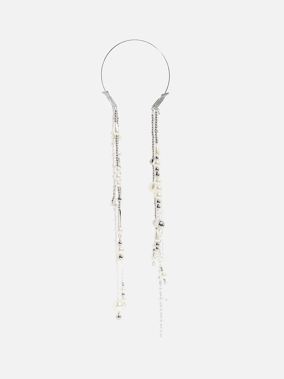 Silver-Plated Pearl Head Jewellery