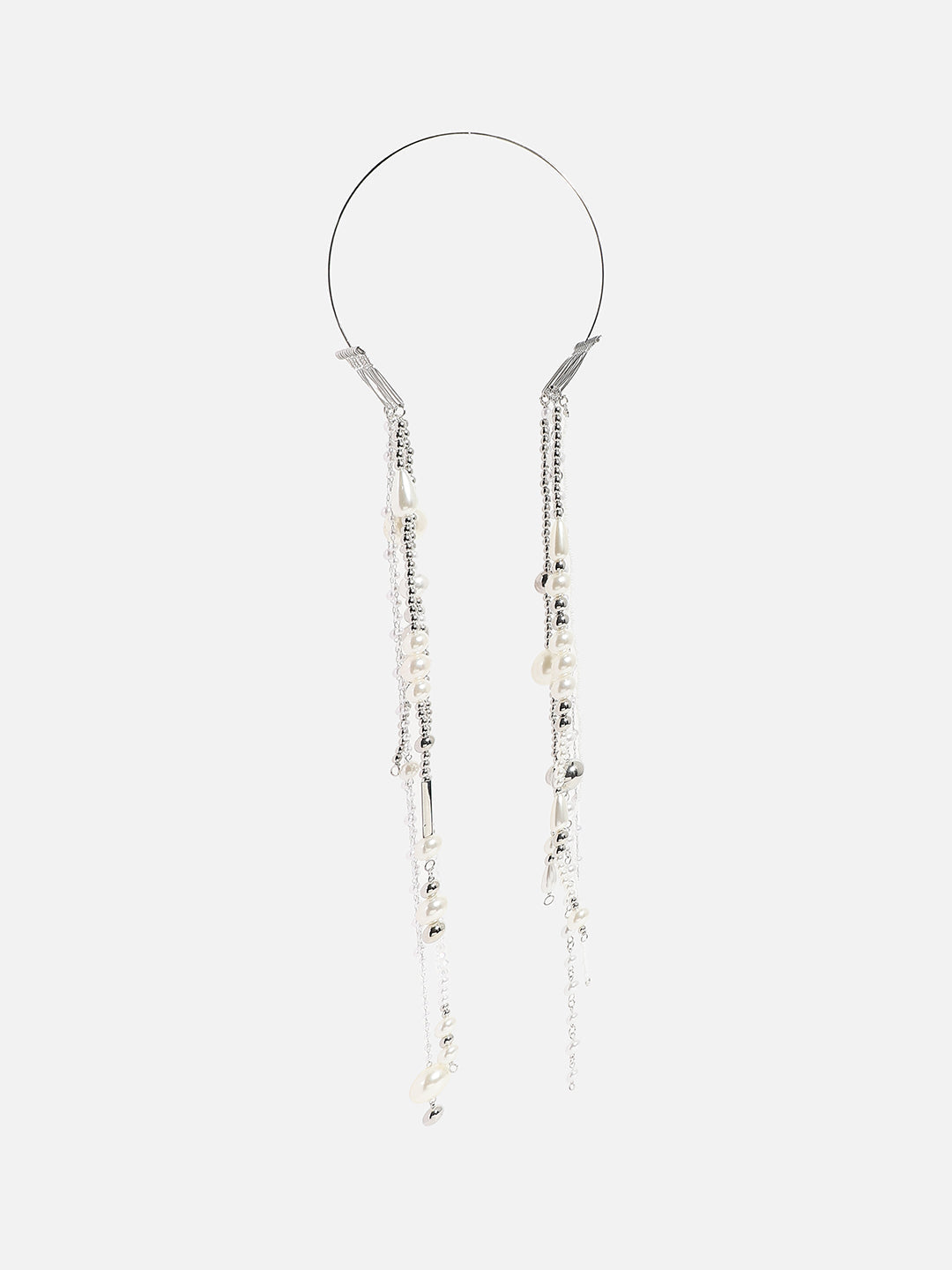 Silver-Plated Pearl Head Jewellery