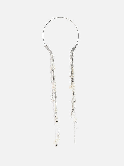 Silver-Plated Pearl Head Jewellery