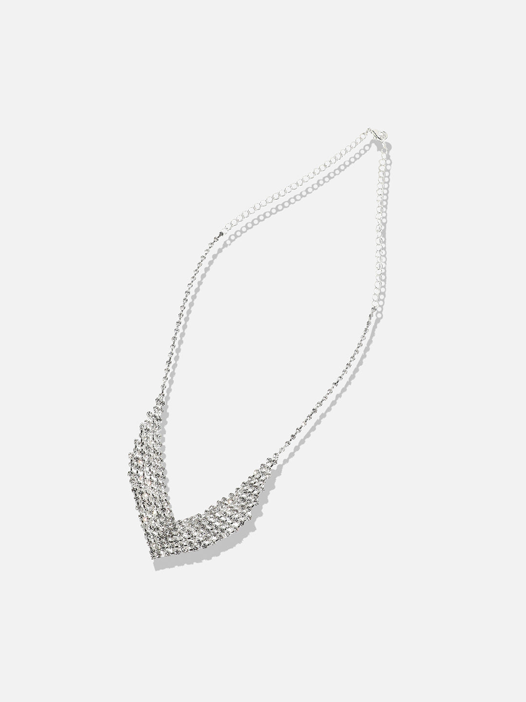 Silver Plated Stone Studded Jewellery Set