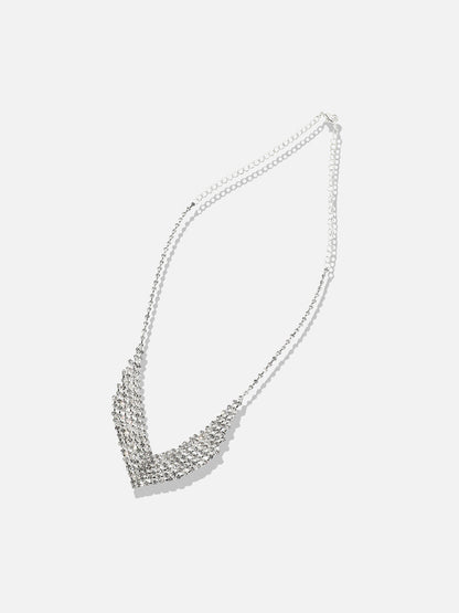 Silver Plated Stone Studded Jewellery Set