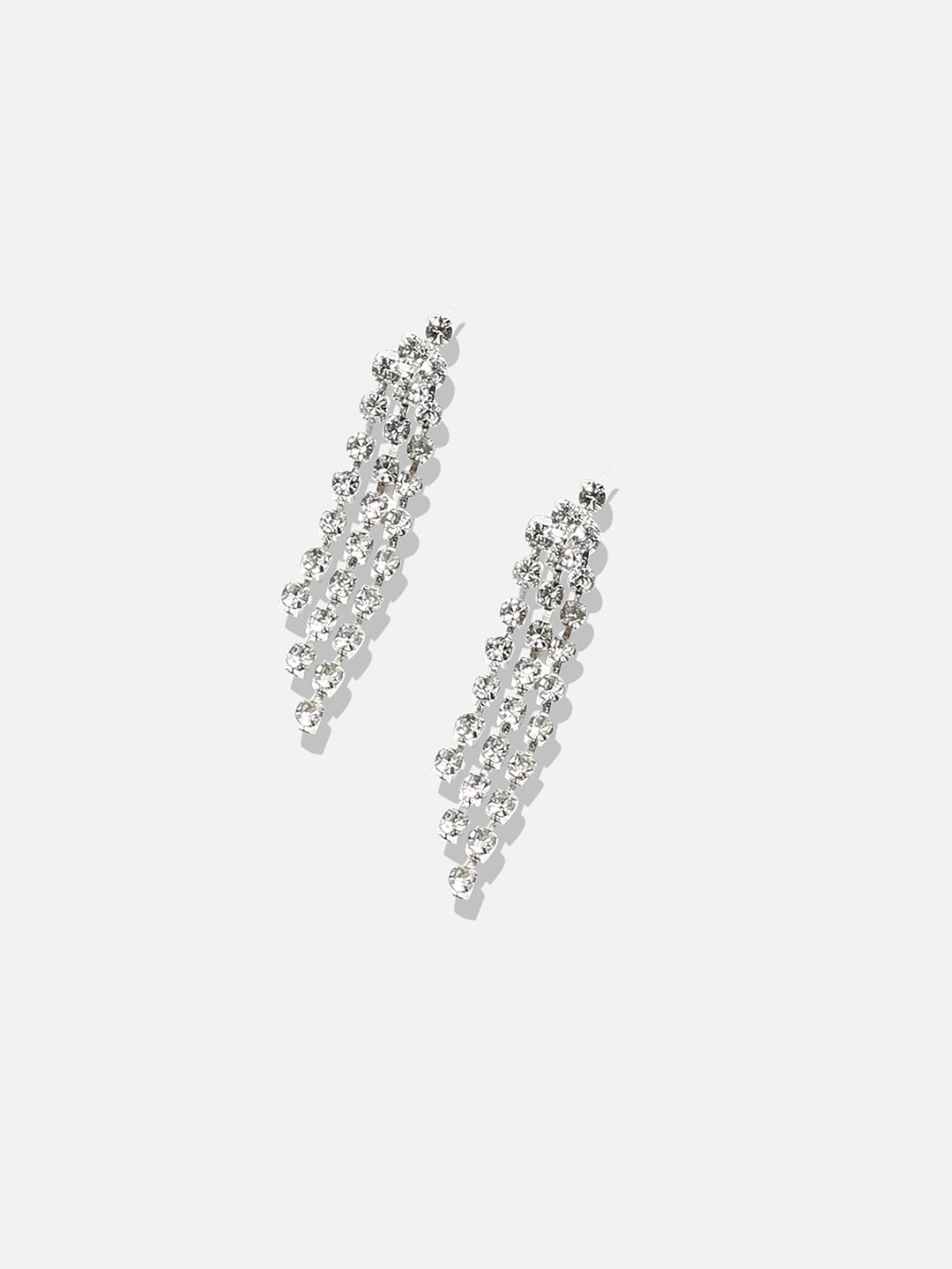 Silver Plated Stone Studded Jewellery Set