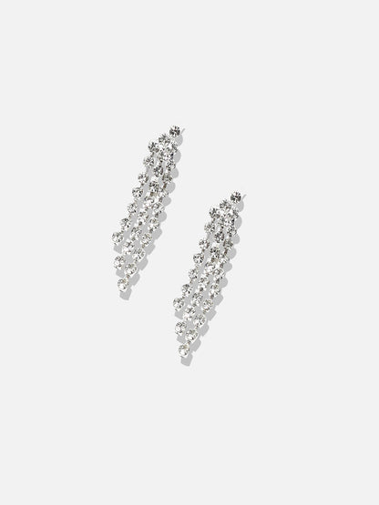 Silver Plated Stone Studded Jewellery Set