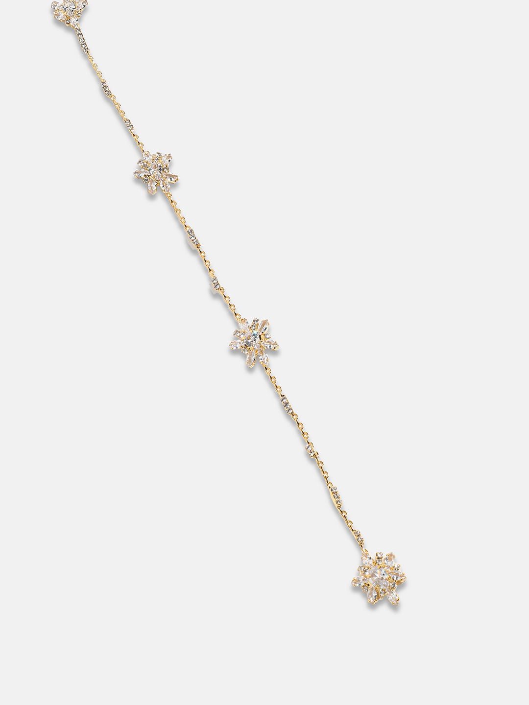 Gold Plated Artificial Stones Necklace