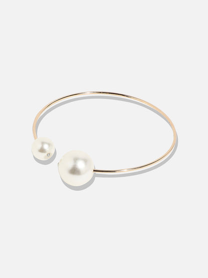 Gold-Plated Pearl Choker Necklace