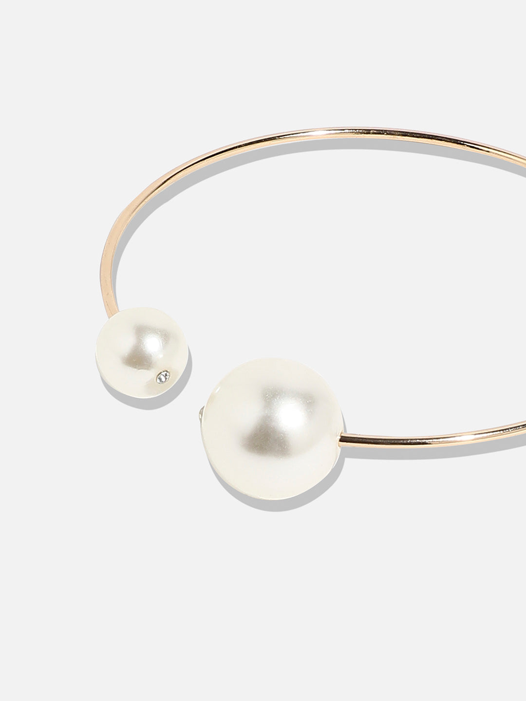 Gold-Plated Pearl Choker Necklace