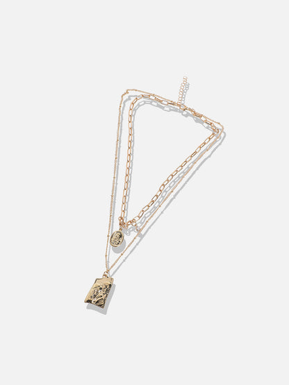Gold-Plated Layered Necklace