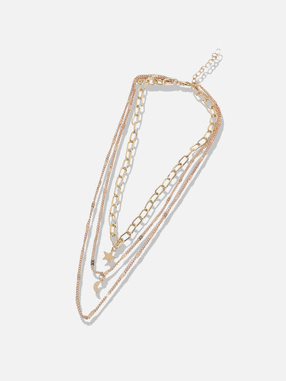 Gold-Plated Layered Necklace