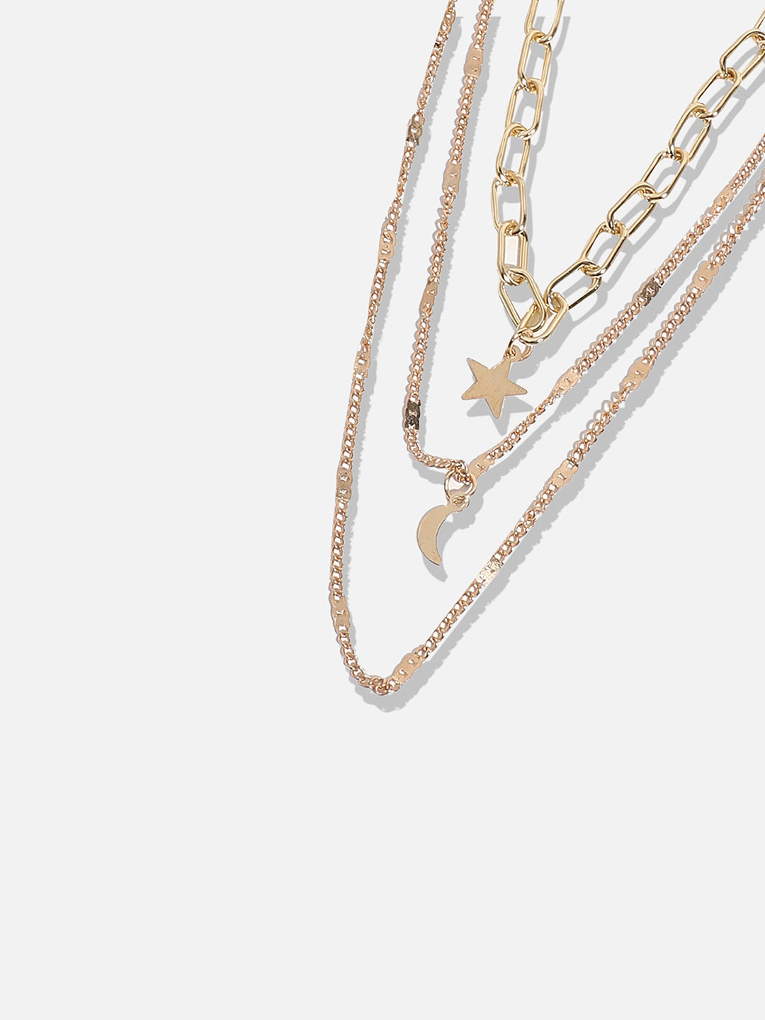 Gold-Plated Layered Necklace