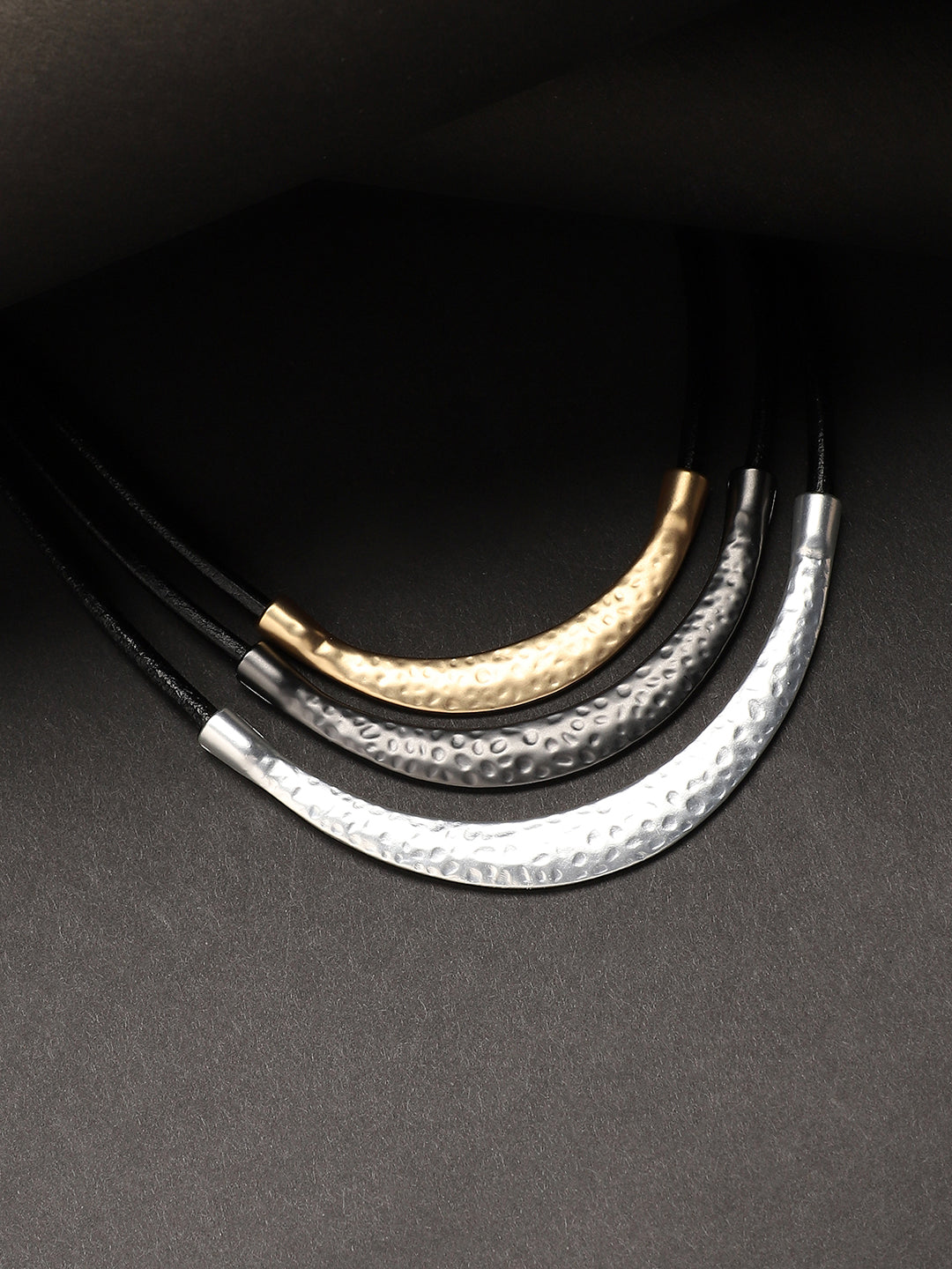 Silver-Plated Layered Necklace