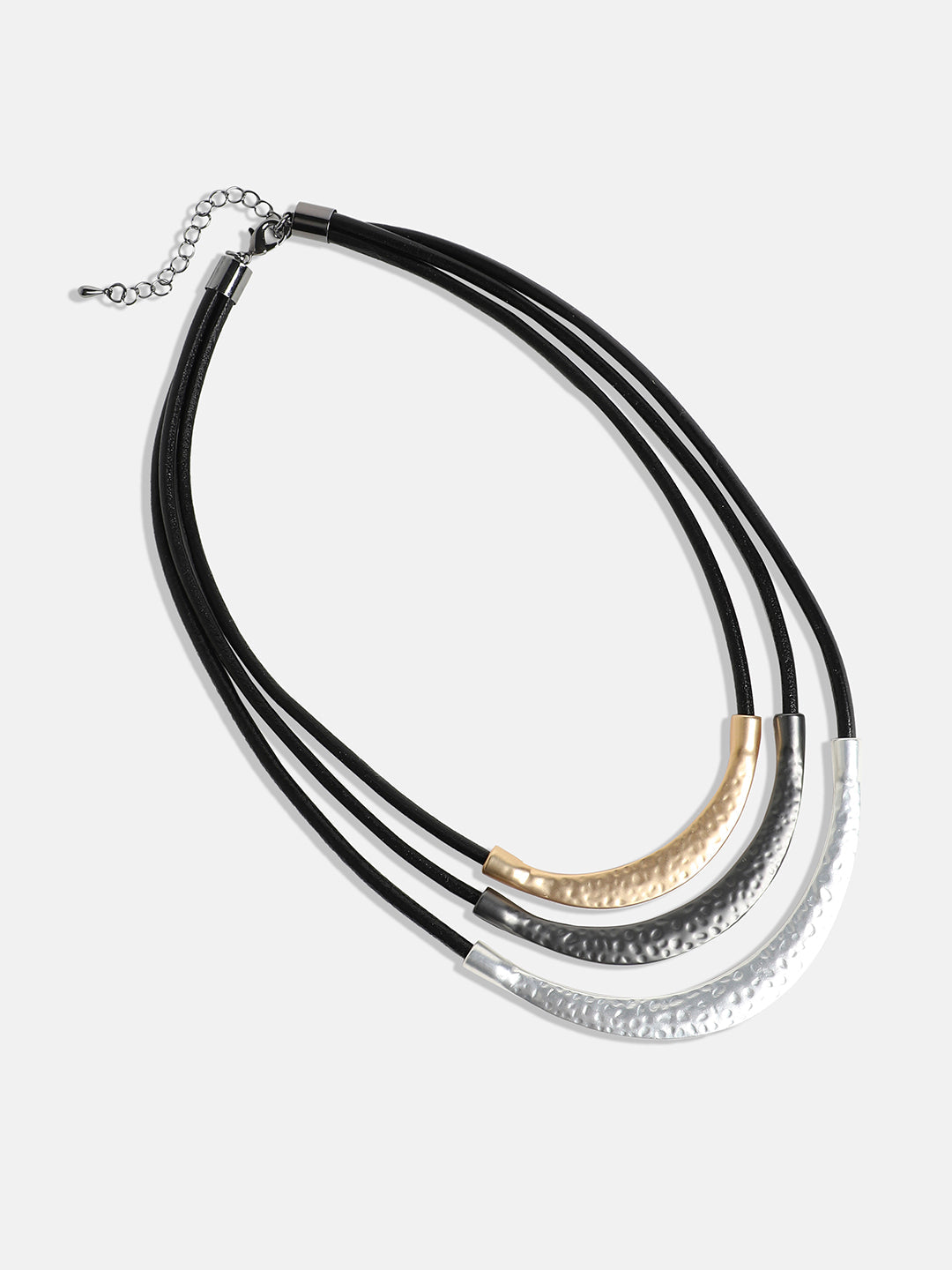 Silver-Plated Layered Necklace