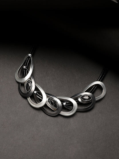 Stone-Studded Statement Necklace