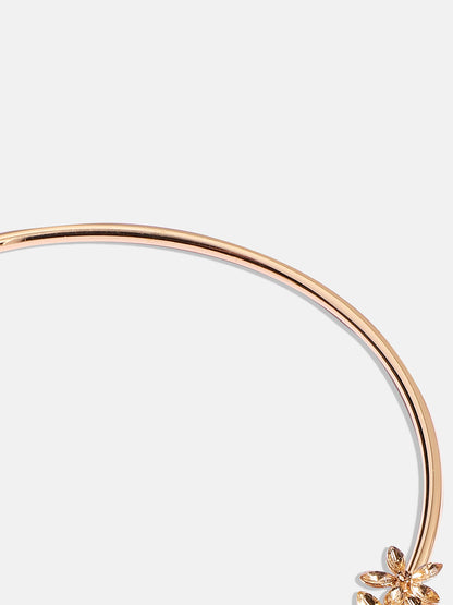 Gold-Plated Stone-Studded Necklace