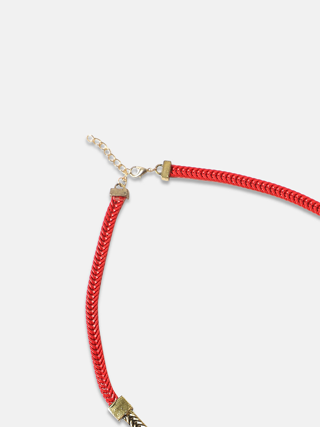 Gold-Plated Stones Studded Beads Beaded Necklace