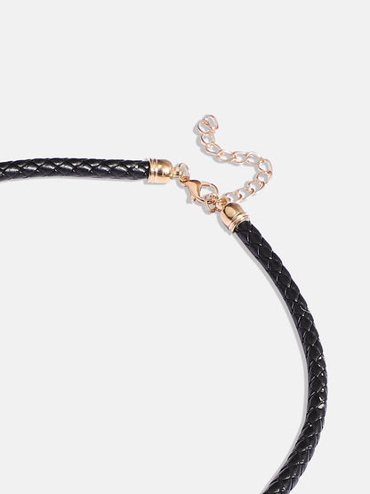 Gold-Plated Stone-Studded Necklace