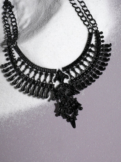 Minimal Crystal Necklace
