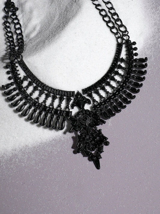 Minimal Crystal Necklace