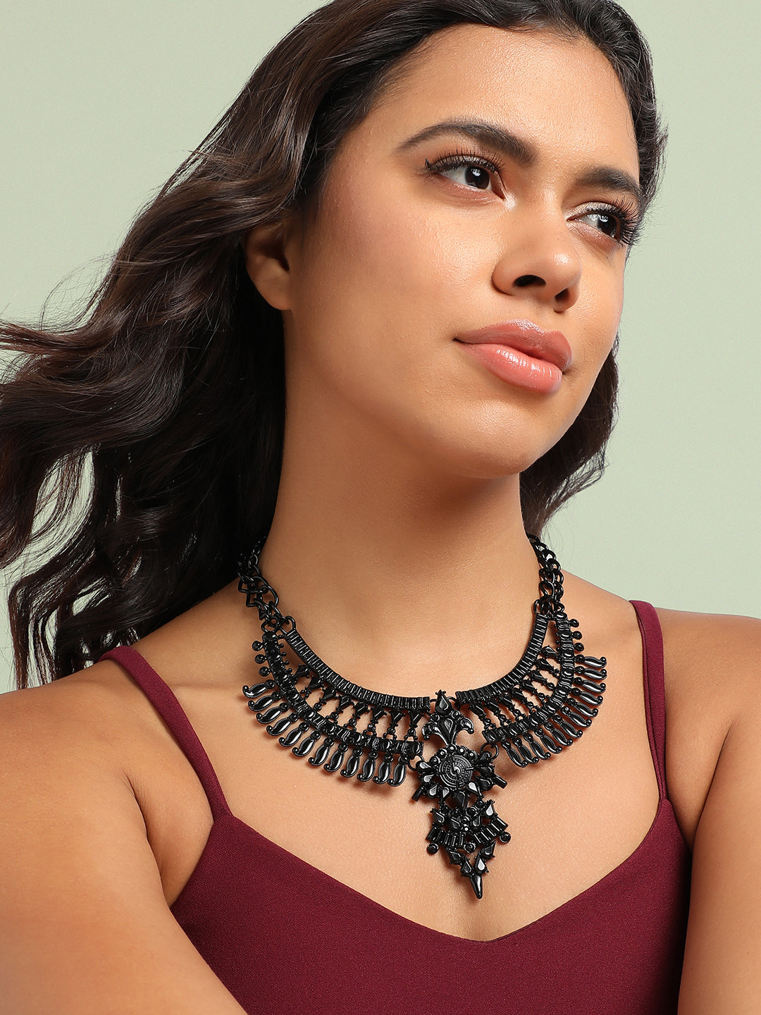 Minimal Crystal Necklace