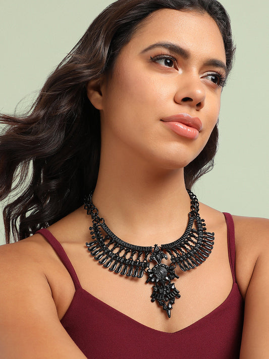 Minimal Crystal Necklace