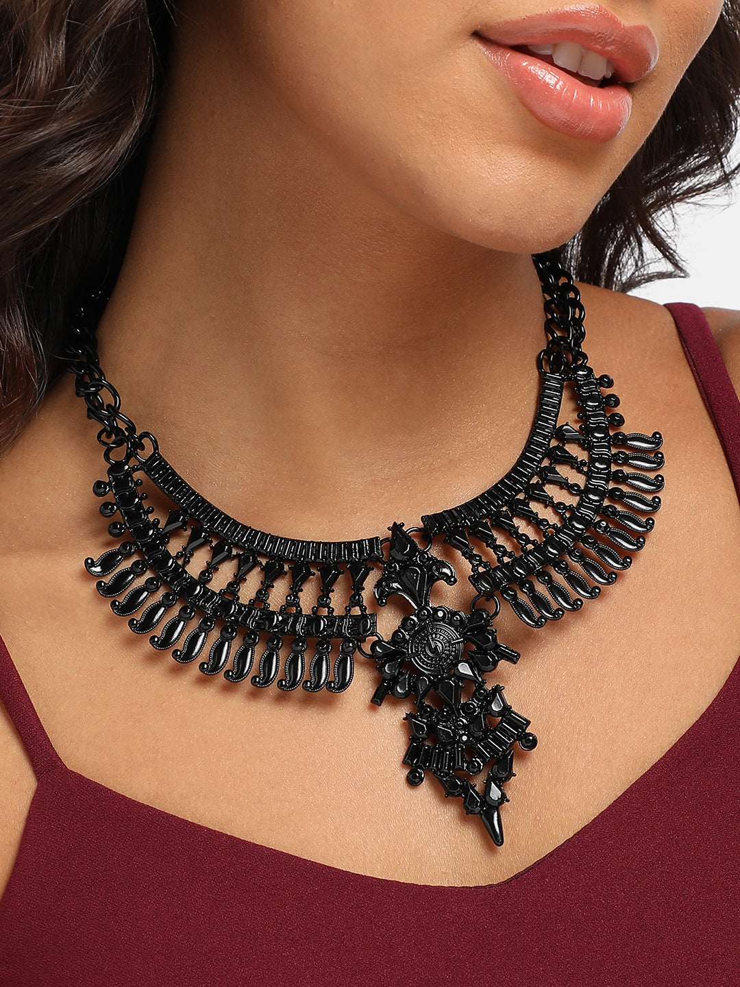 Minimal Crystal Necklace