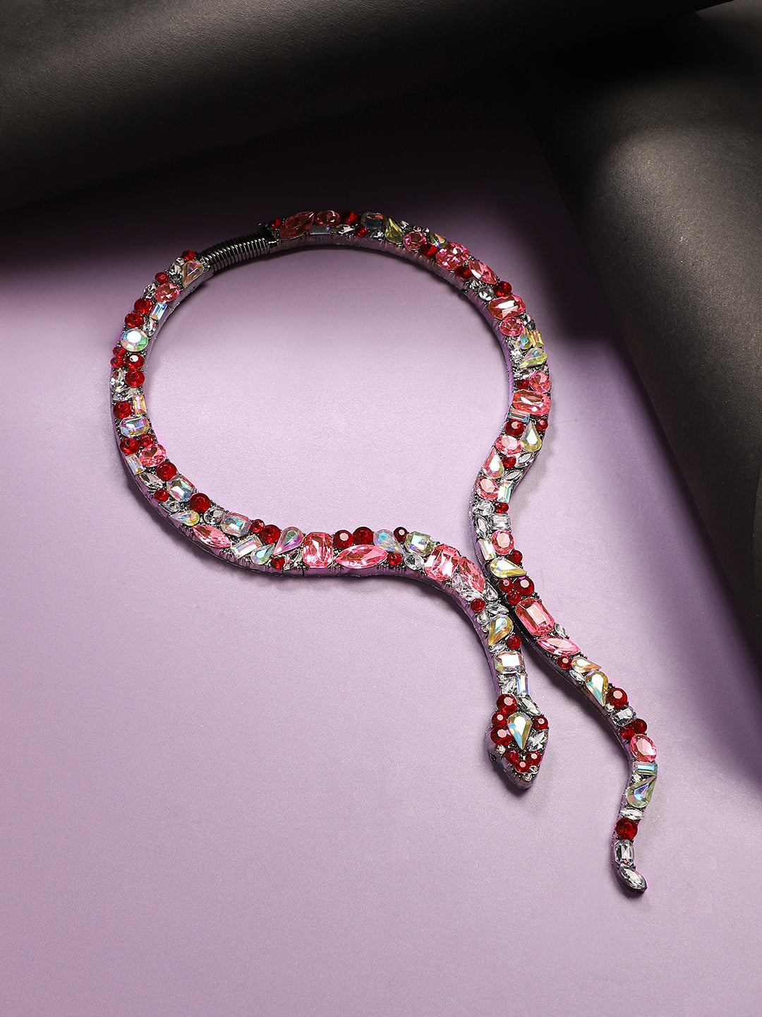 Stone-Studded Statement Necklace