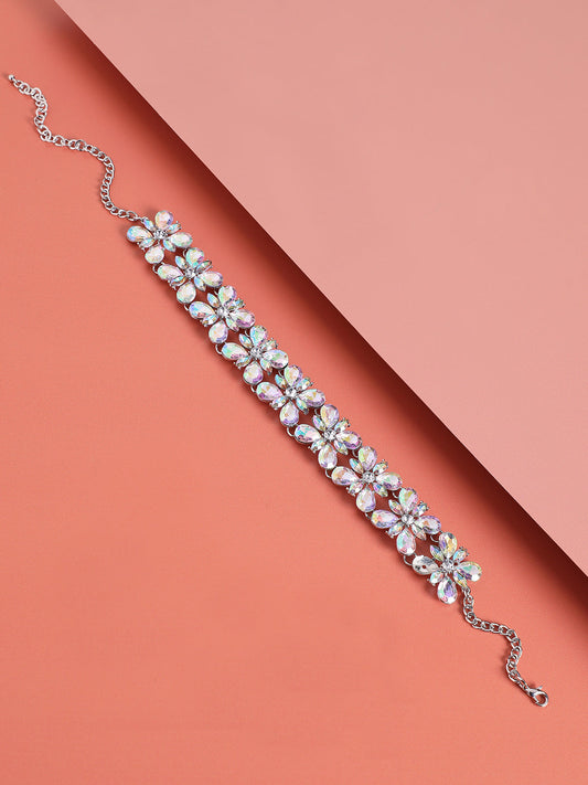 Silver-Plated Choker Necklace