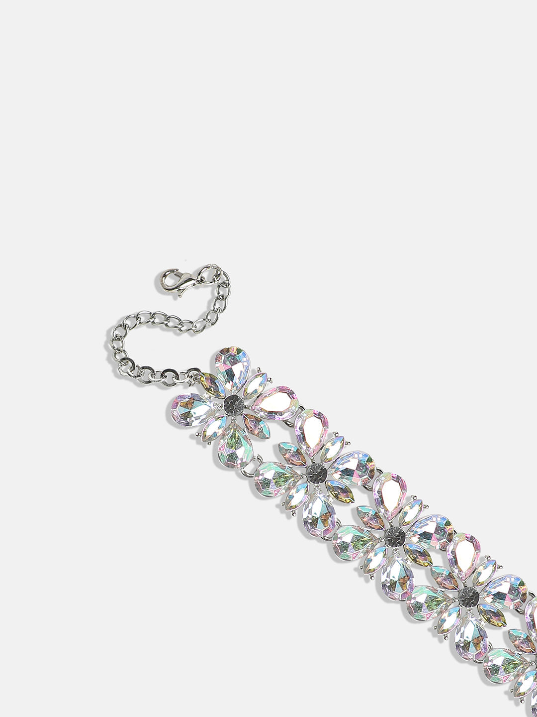 Silver-Plated Choker Necklace