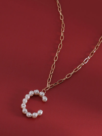 Gold-Plated Beaded Chain