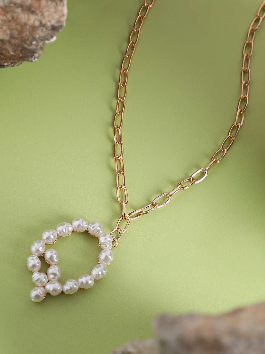 Gold-Plated Beaded Chain