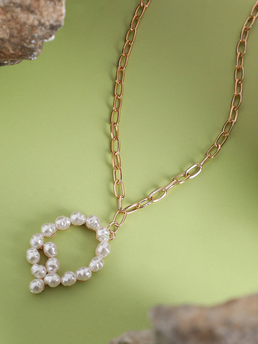 Gold-Plated Beaded Chain