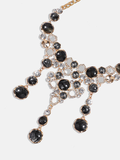 Gold Plated Stone Studded Necklace