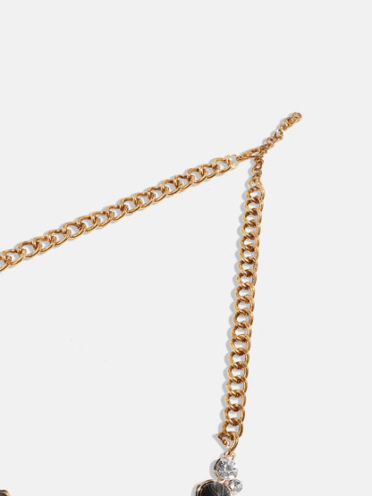 Gold Plated Stone Studded Necklace