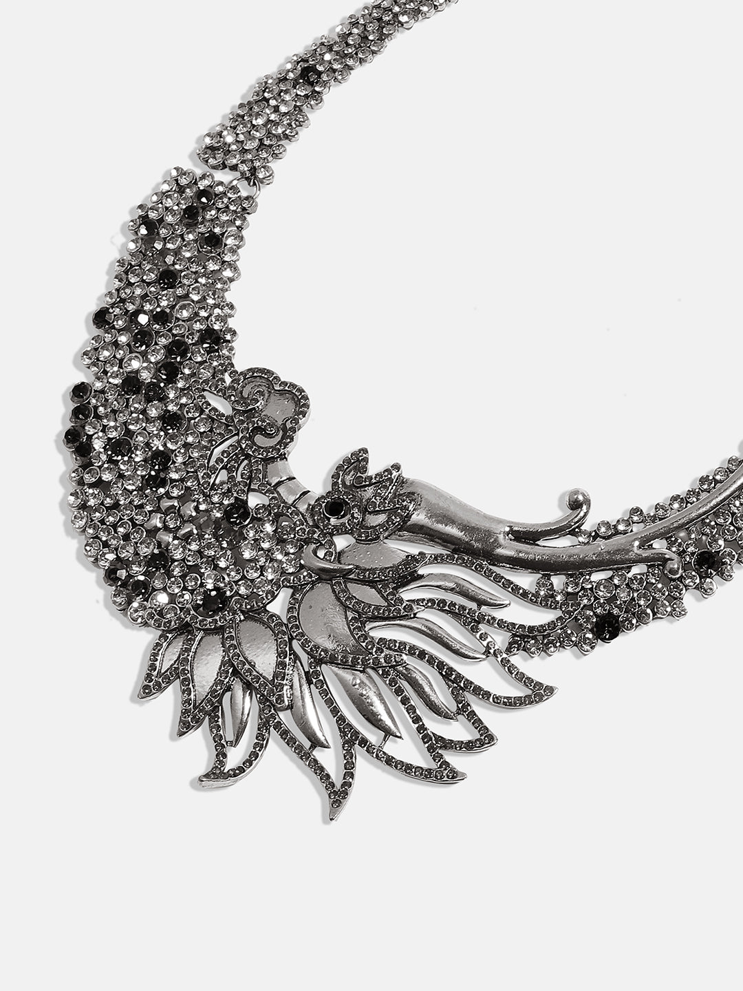 Crystal-Studded Necklace
