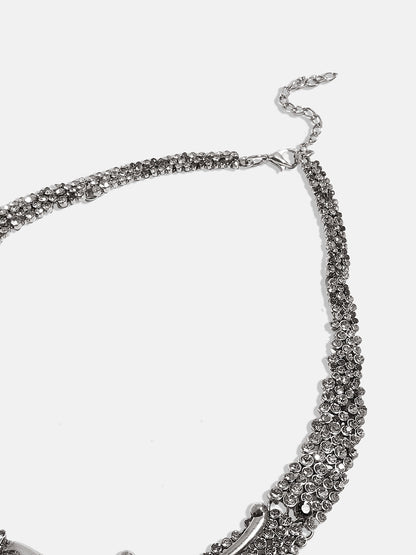 Crystal-Studded Necklace