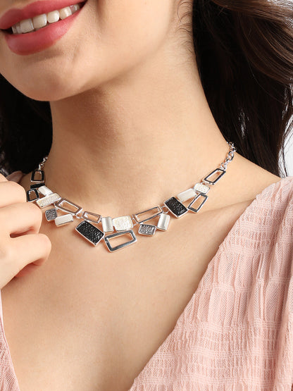 Silver Plated Choker Necklace