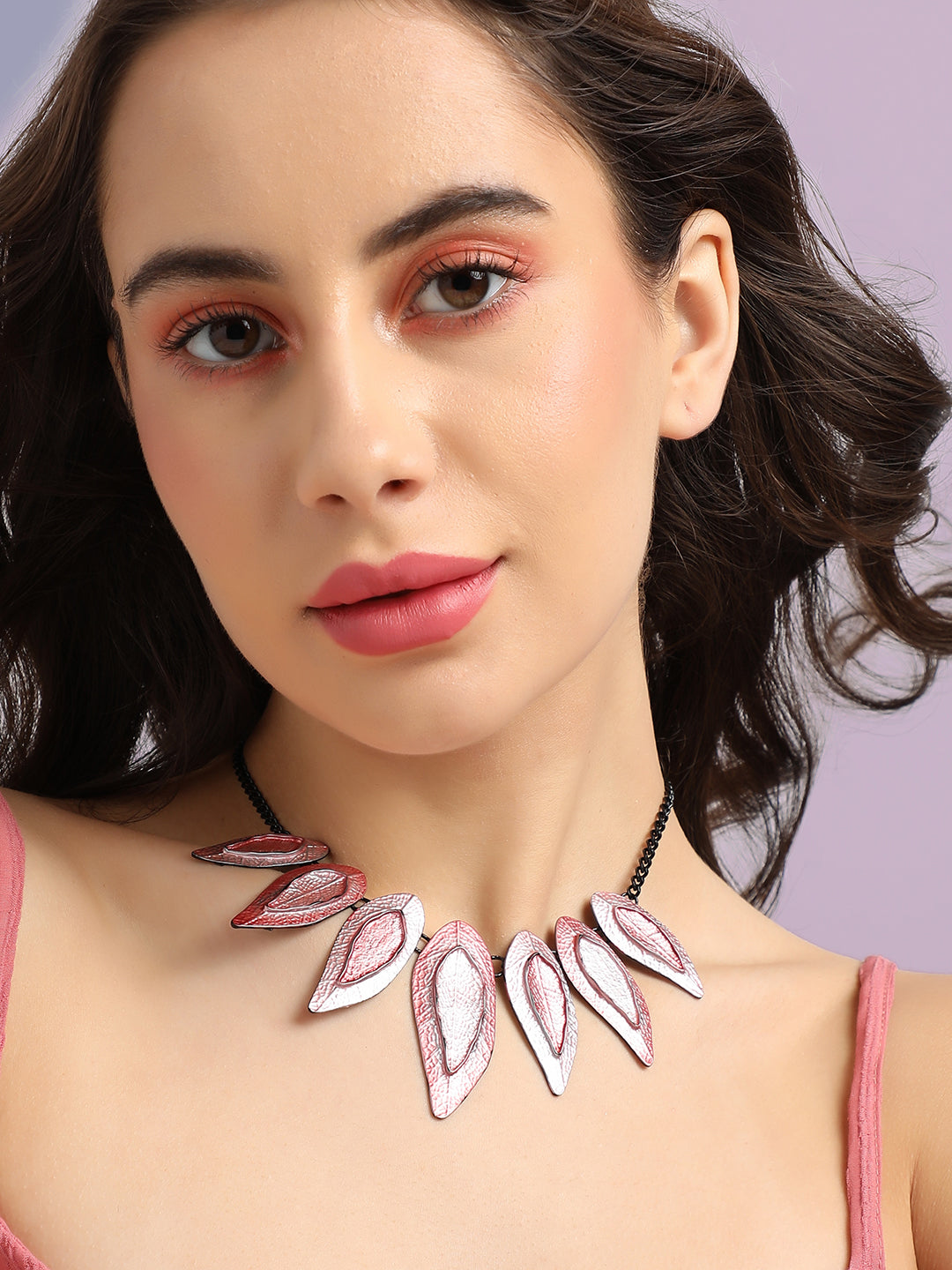 Leaf Shaped Statment Necklace