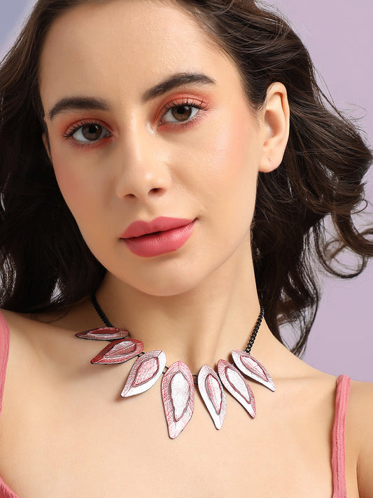 Leaf Shaped Statment Necklace