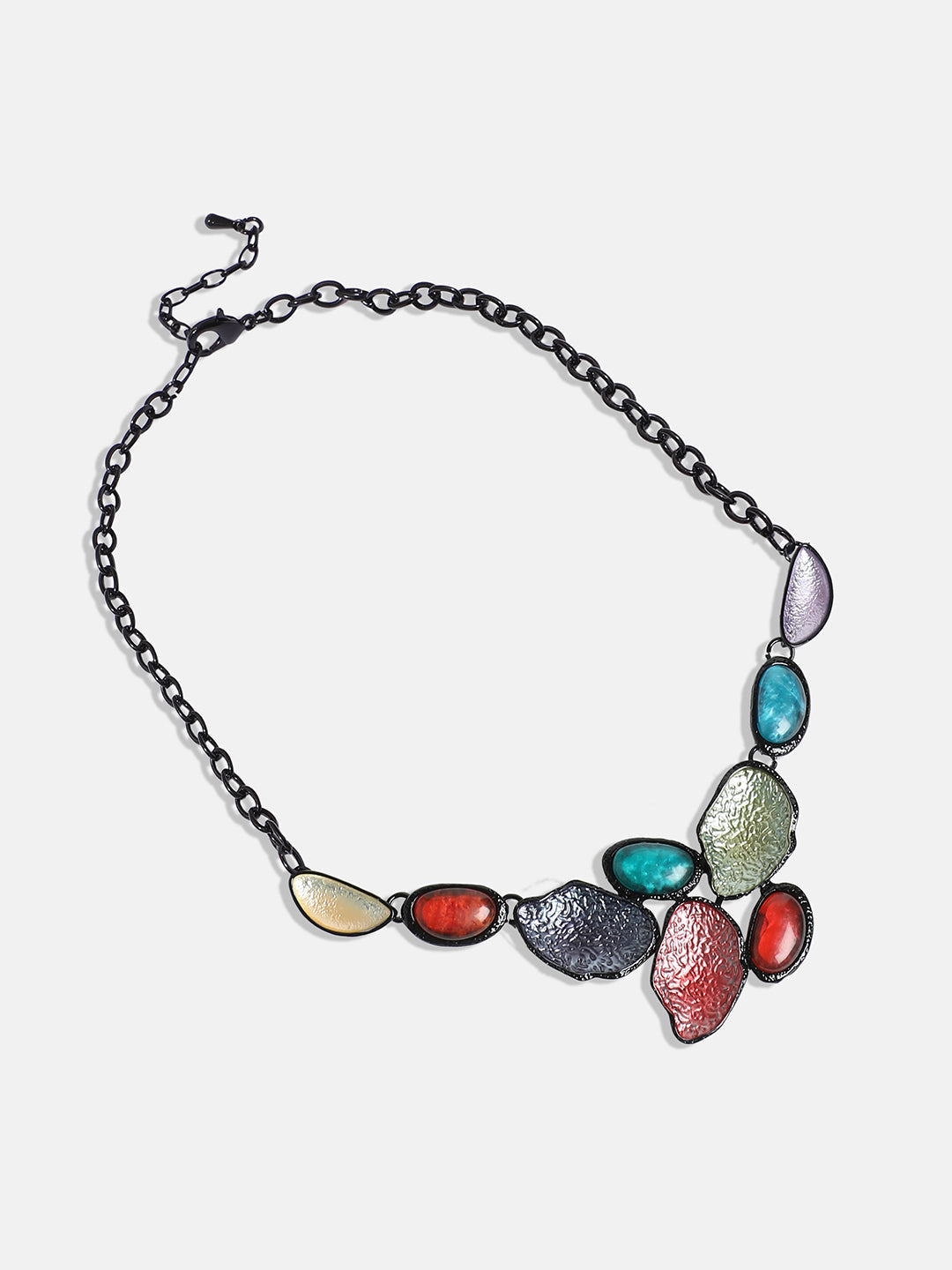 Stone-Studded Statement Necklace
