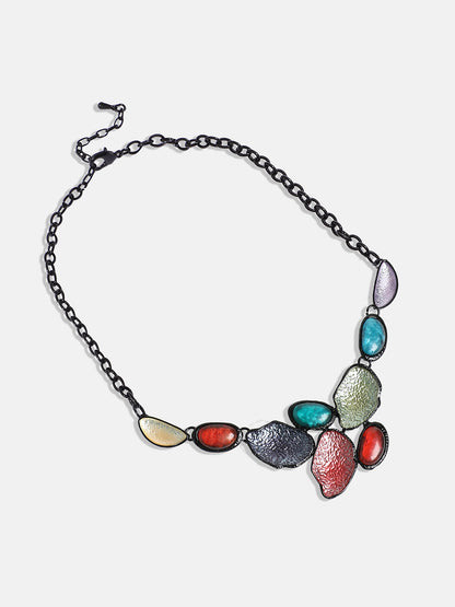 Stone-Studded Statement Necklace